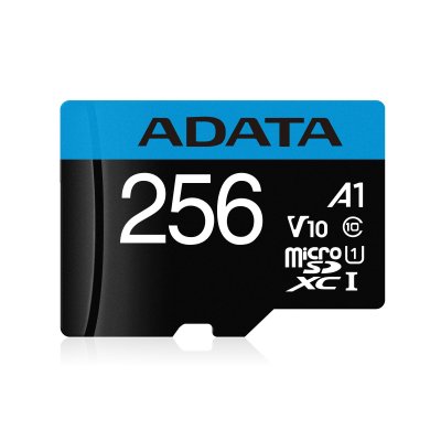 ADATA  Premier microSDXC, 256 Go, Carte m&eacute;moire