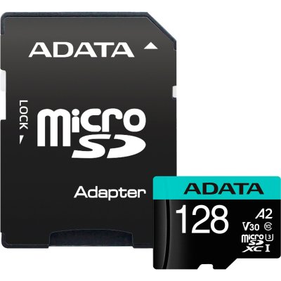 ADATA  Premier Pro 128 Go MicroSDXC UHS-I Classe 10, Carte m&eacute;moire
