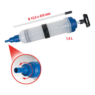 KS TOOLS AdBlue&reg; Pompe de remplissage et d'aspiration, 1,5 litre 