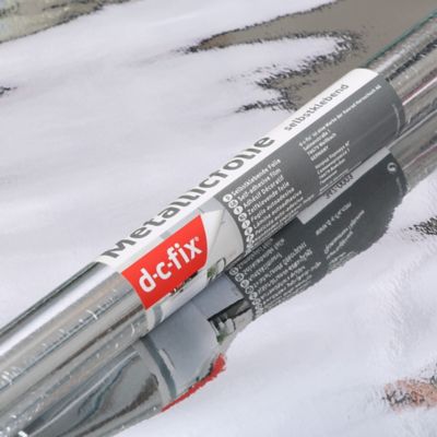 D C FIX Adh&eacute;sif d&eacute;coratif d-c-fix&reg; m&eacute;tal brillant argent 1.5m x 0.45m