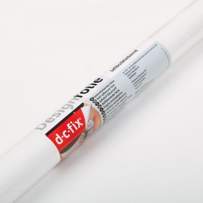 D C FIX Adh&eacute;sif d&eacute;coratif d-c-fix&reg; Uni brillant blanc 2m x 0.675m
