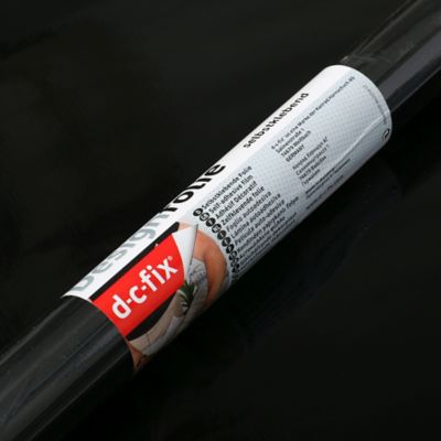 D C FIX Adh&eacute;sif d&eacute;coratif d-c-fix&reg; Uni brillant noir 2m x 0.45m