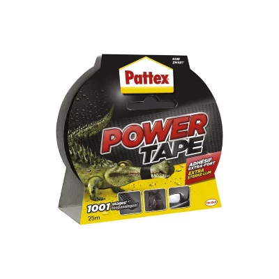 PATTEX Adh&eacute;sif super-puissant Power Tape de  - 25 m - Noir