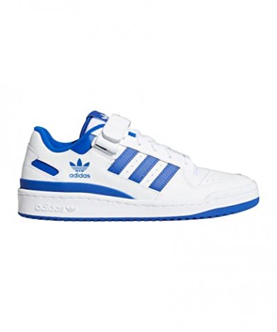 ADIDAS  Baskets en Cuir Forum Low blanc/bleu T.41 1/3