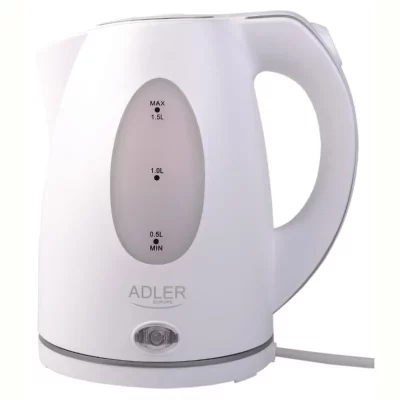 ADLER  AD 1207 bouilloire &eacute;lectrique, 2000 W, 1.5 liters, Blanc