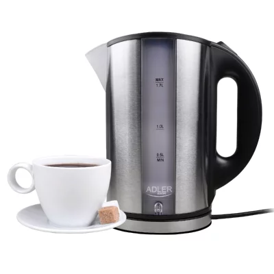 ADLER  AD 1216 - Bouilloire - 1.7 litres - 2 kWatt - m&eacute;tal 