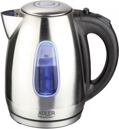 ADLER  AD 1223 - Bouilloire - 1.7 litres - 2.2 kWatt - m&eacute;tal