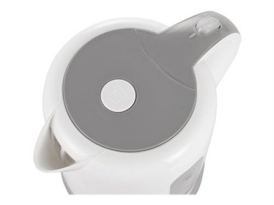 ADLER  AD 1234 Bouilloire &eacute;lectrique, M&eacute;tal, 1.7 liters, Blanc/Gris