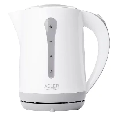 ADLER  ad 1244 bouilloire 2,5 l blanc bleu 