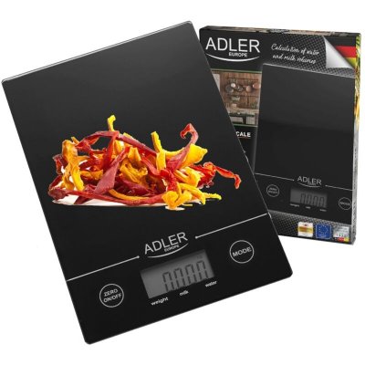 ADLER  AD 3138 b 3138b Balance de cuisine, 5 kilograms, Noir