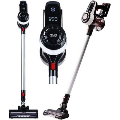 ADLER  Ad 7048 Aspirateur De Table Noir, Rouge, Blanc Sans Sac 