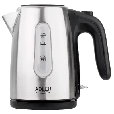 ADLER  AD1273 AD 1273 bouilloire &eacute;lectrique, M&eacute;tal, 1 Liter, INOX