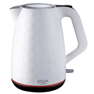 ADLER  AD1277 bouilloire &eacute;lectrique, 2200 W, 1.7 liters, blanc