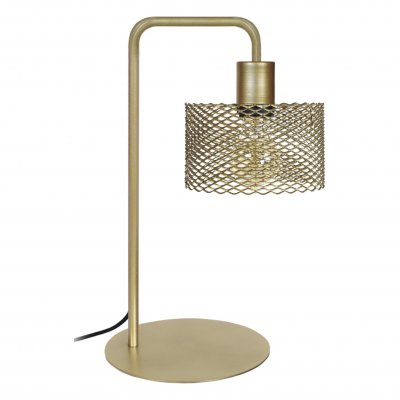 TOSEL ADONIS - Lampe de bureau arqu&eacute; m&eacute;tal or
