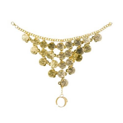 BOLAND Adulte Belly Dancer OrHet Chain et Ring Accessoire D&eacute;guisement