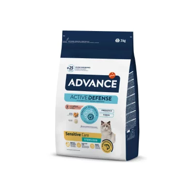 ADVANCE  Chat Croquettes Adulte Sensitive Saumon 3kg