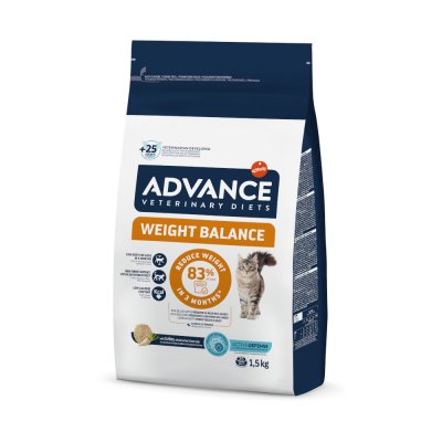 AFFINITY ADVANCE VETERINARY DIETS Advance Veterinary Diet Chat Weight Balance (Obesity) 1,5kg
