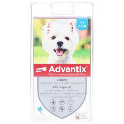 ADVANTIX  Petit chien de 4 kg - 10 kg