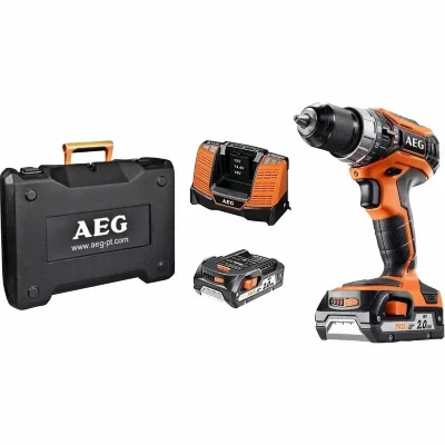 AEG  POWERTOOLS Perceuse percussion 18V 2 batteries lithium 2,0Ah