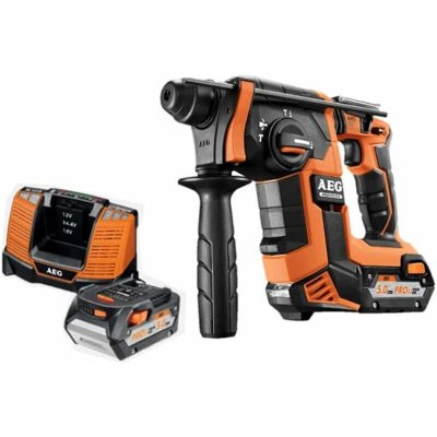 AEG  POWERTOOLS Perforateur SDS+ 18V Brushless, 2 x 5,0 Ah