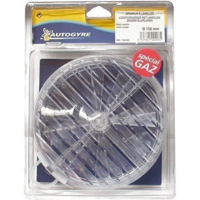 AUTOGYRE A&eacute;rateur &agrave; lamelles cristal - d: 156 mm - 