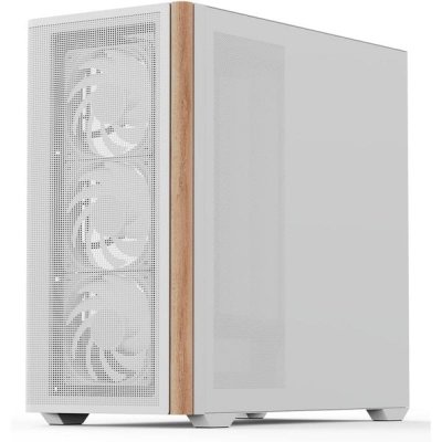 AEROCOOL  D301A Mini Tower Blanc, Bois, bo&icirc;tier pc