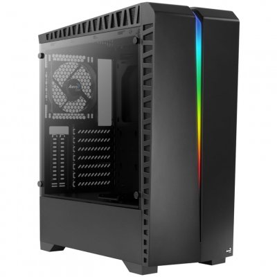 AEROCOOL  Scar - ATX - RGB - Noir - Avec fen&ecirc;tre