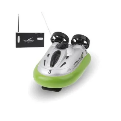 YONIS A&eacute;roglisseur t&eacute;l&eacute;command&eacute; batterie rechargeable jouet piscine lac Vert 