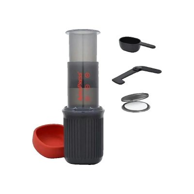 AEROPRESS  A10 Go Bouteille de caf&eacute; &agrave; Filtre, Plastique, 8 Ounces, Gris