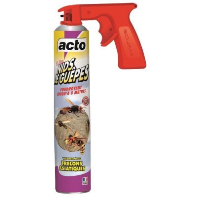ACTO A&eacute;rosol longue port&eacute;e nids de gu&ecirc;pes - frelons 750ml