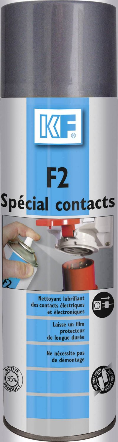 KF A&eacute;rosol nettoyant F2 sp&eacute;cial contacts &eacute;lectriques 