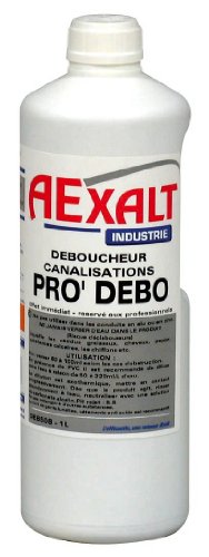 AEXALT  - D&eacute;boucheur canalisations surpuissant 1 L - PRO'DEBO