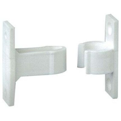 AFBAT  Arr&ecirc;t &agrave; pince composite plastifi&eacute;, H.50 x L.50 x P.20 mm