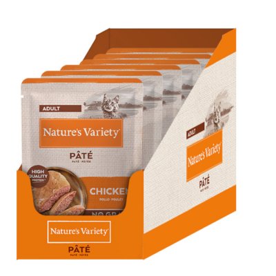 NATURE S VARIETY Affinity Nature&acute;s Valley Original Feline Adult Chicken Pate 12x70g Cat Food Dor&eacute; 12x70g