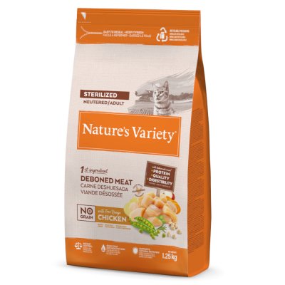 NATURE S VARIETY Affinity Nature&acute;s Valley Select Feline Adult Sterilized Chicken 1.25kg Cat Food Dor&eacute; 1.25kg
