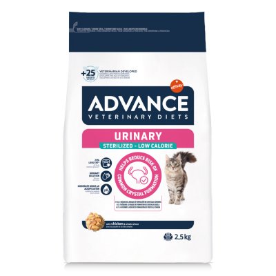 AFFINITY ADVANCE VETERINARY DIETS Affinity Petcare Advance Veterinary Diet Urinary Low Calorie 2,5kg