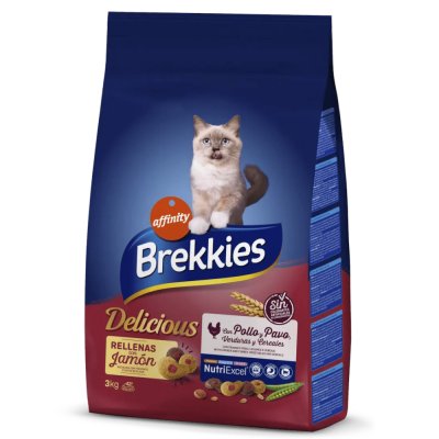 AFFINITY BREKKIES Affinity - pienso para gatos brekkies delicius con aves 3 kg