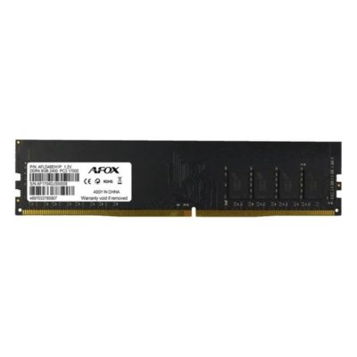 AFOX  Afld48eh1p 1x8gb Ddr4 2400mhz Ram Noir 