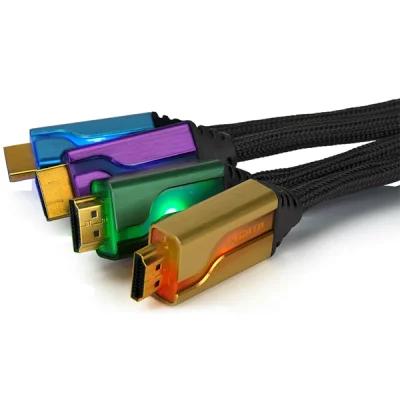 PDP Afterglow PL-9025GOPBEU C&acirc;ble HDMI Quadruple 1,80 m Multicolore