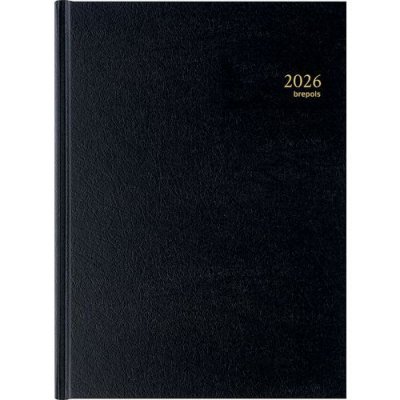 MANUTAN Agenda 2023 Brepols Bremax 1 Journalier 21 X 29 Cm Noir