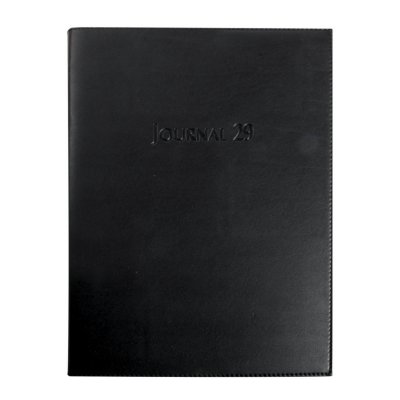 Agenda journal 29/2 reliure Barbara piqure sellier broch&eacute; Noir, Ann&eacute;e 2010