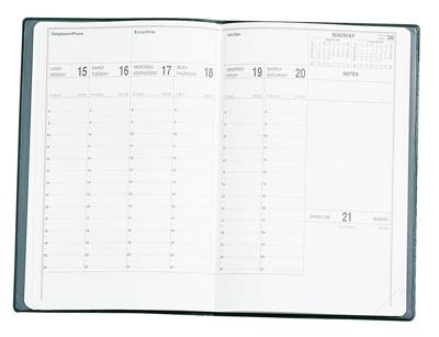 GENERIQUE Agenda semainier 2022/2023 - Mercure - QUOVADIS - 21x27cm - Noir
