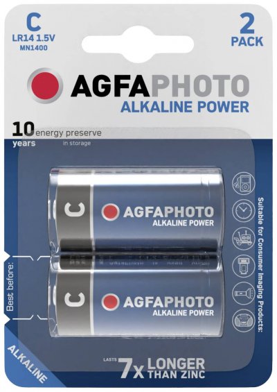AGFAPHOTO Agfa Baby C Lr 14 Piles One Size Silver