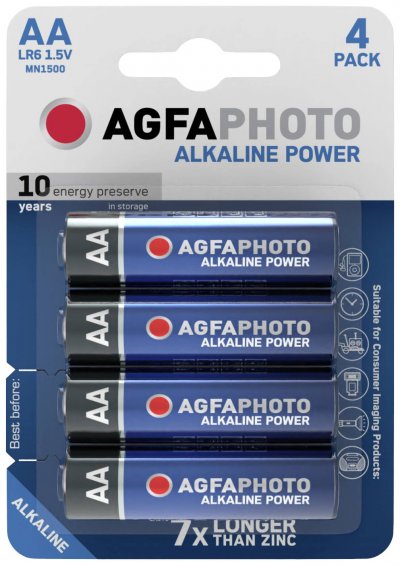 AGFAPHOTO Agfa Batteries Mignon Aa Lr 6 One Size Silver