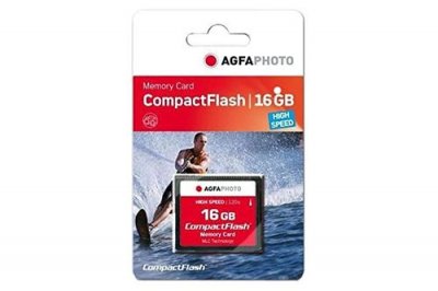 AGFA  Compact Flash 16gb High Speed 300x Mlc Memory Card Noir