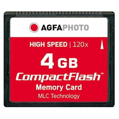 AGFA PHOTO Agfa Compact Flash 4gb High Speed 120x Mlc Memory Card Noir