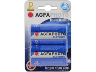 AGFAPHOTO Agfa Mono D Lr 20 Piles One Size Silver