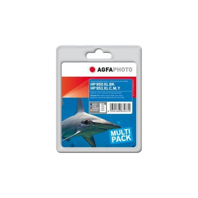 AGFAPHOTO (OBS) Agfa Photo APHP950SETXLC Cartouche d'encre Noir/Cyan/Magenta/Gauche