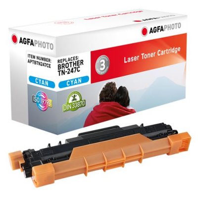 AGFAPHOTO  APTBTN247CE Cartouche de toner 1 pi&egrave;ce(s) Compatible Cyan