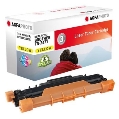 AGFAPHOTO  APTBTN247YE Cartouche de toner 1 pi&egrave;ce(s) Compatible Jaune